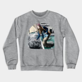 Mythological Creature World Vacation Realistic Artwork Crewneck Sweatshirt